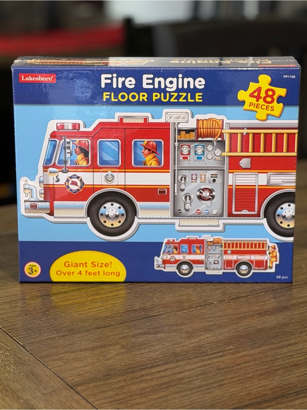 Lakeshore Fire Engine Floor Puzzle - 48 Pieces
